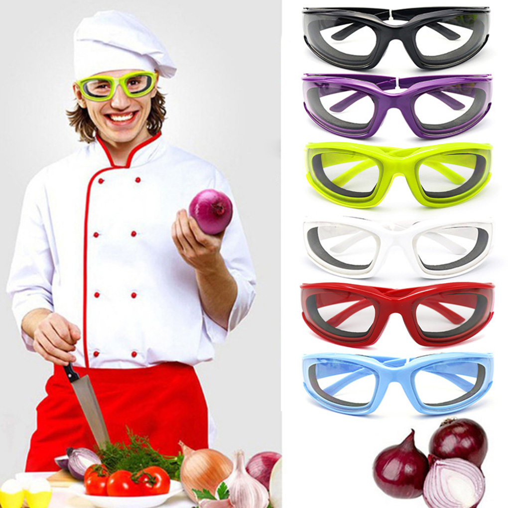Accessoires de cuisine, 1 pièce, lunettes de sécurité à oignon, protection des yeux, bouclier facial, outils de cuisine, outils spécialisés