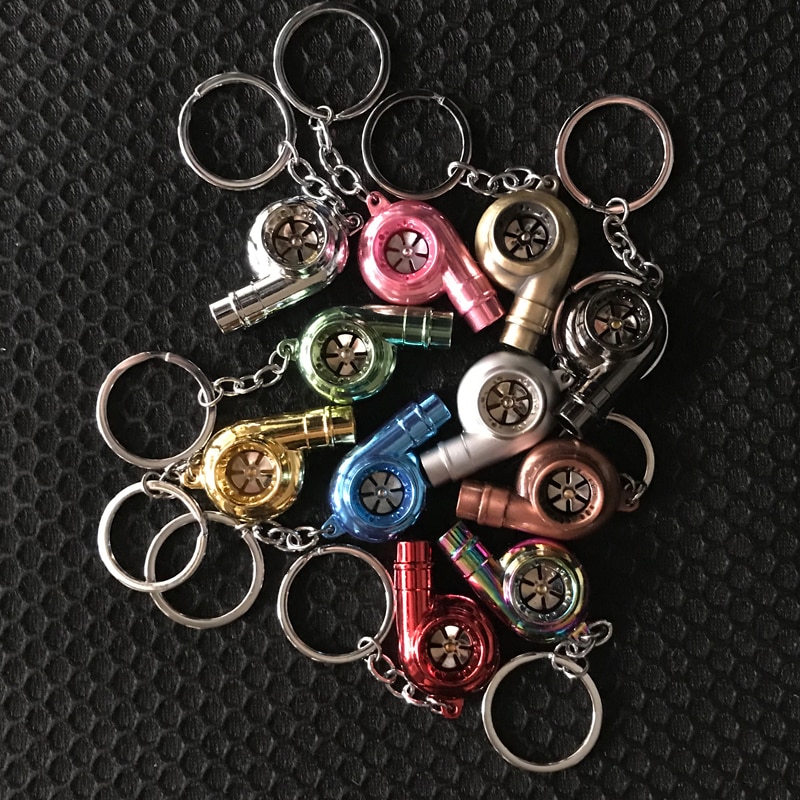 Turbo Keychain Auto Turbolader Schlüsselring Mini Schlüsselring Aktivität freundlicher Schmuckstücke Auto schlüsselring Auto keychain Auto Styling