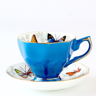 Tazas de café de cerámica para el desayuno, taza para la leche, té con bandeja, utensilios de cocina creativos, Prenest de boda y cumpleaños: Style 4