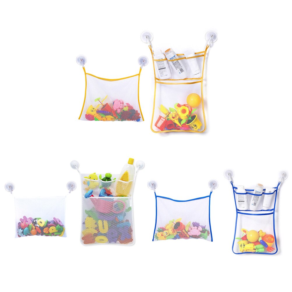2 Sets Van Bad Speelgoed Opbergtas Rooster Opknoping Tas Met 4 Haken Baby Bad Speelgoed Opslag Netje