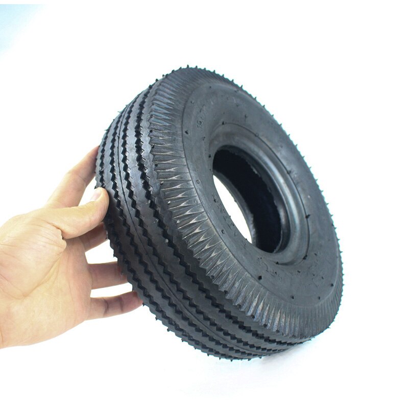 10 pouces pneu 4.10/3.50-4 pneus 4.10-4 3.50-4 pneus et chambre à air adapté Tricycle électrique, chariot, Scooter électrique, voiture d'entrepôt: outer tire