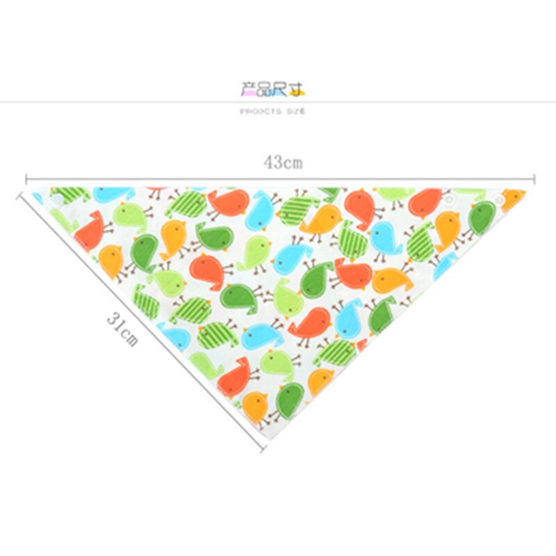 10 Stuks/partij Katoen Baby Babador Bandana Slabbetjes Voor Baby Sjaal Jongens Meisjes Baby Bib Burp Doeken