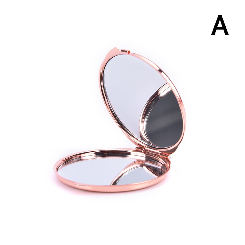 1pc kosmetik-taschenspiegel mit vergrößerung, kompakter schminkspiegel, runder schminkspiegel für handtasche, reisetasche, zuhause oder büro: Rg-a