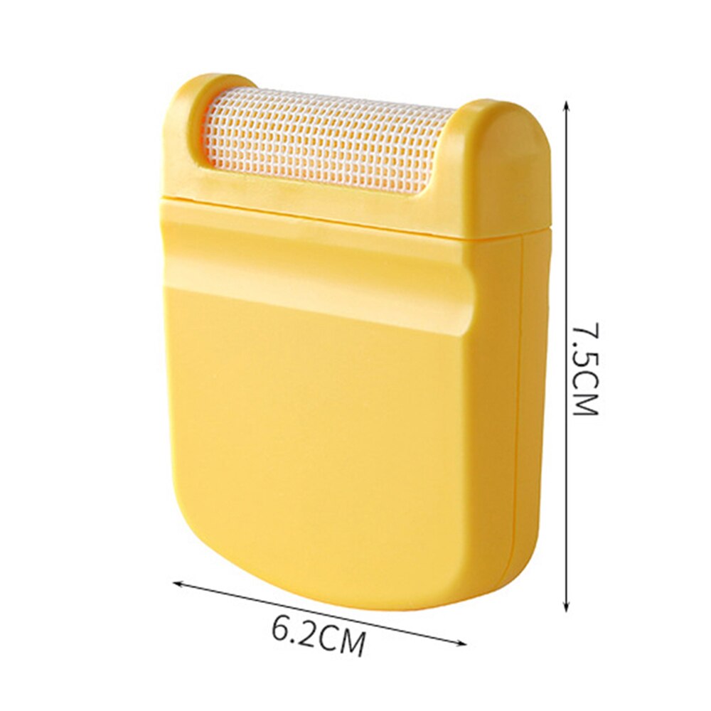 Mini Lint Remover Hair Ball Trimmer Fuzz Pellet Cut Machine portable Epilator Sweater Clothes Shaver Laundry Cleaning Tools: Yellow