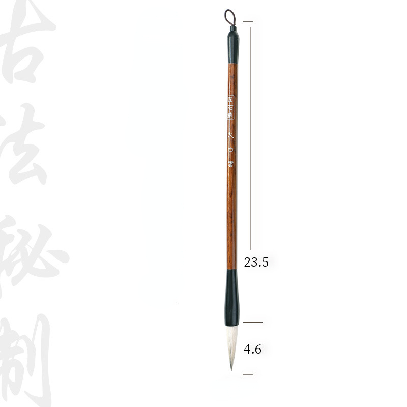 3pcs Chinese Japanese Water Ink Painting Writing Calligraphy Brush Pen Brown