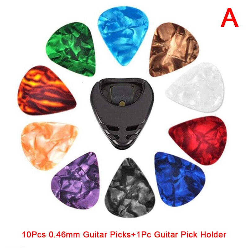 10 Uds. De púas y dedos índice para guitarra, Mediador, celul, ul, color aleatorio, accesorios para guitarra: D