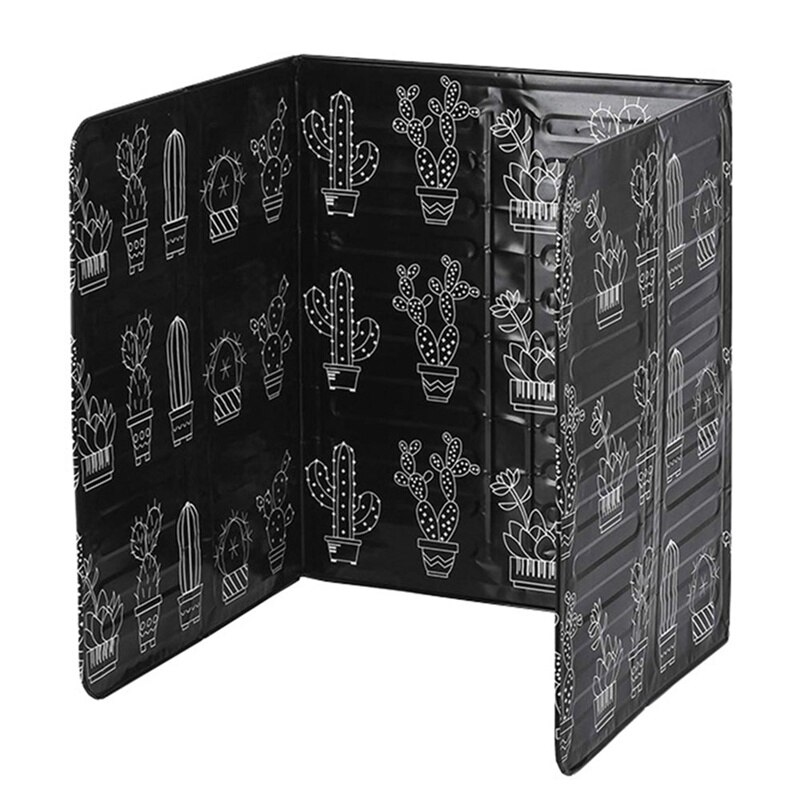 Huis Keuken Kachel Folie Plaat Voorkomen Olie Splash Koken Kichen Accessoires Baffle Keuken Tool: Black