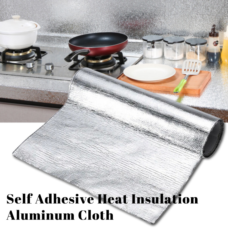 Película protectora térmica para coche, estera aislante de 30x150cm, papel de aluminio autoadhesivo, tela de alta temperatura, películas de vinilo y fibra de vidrio