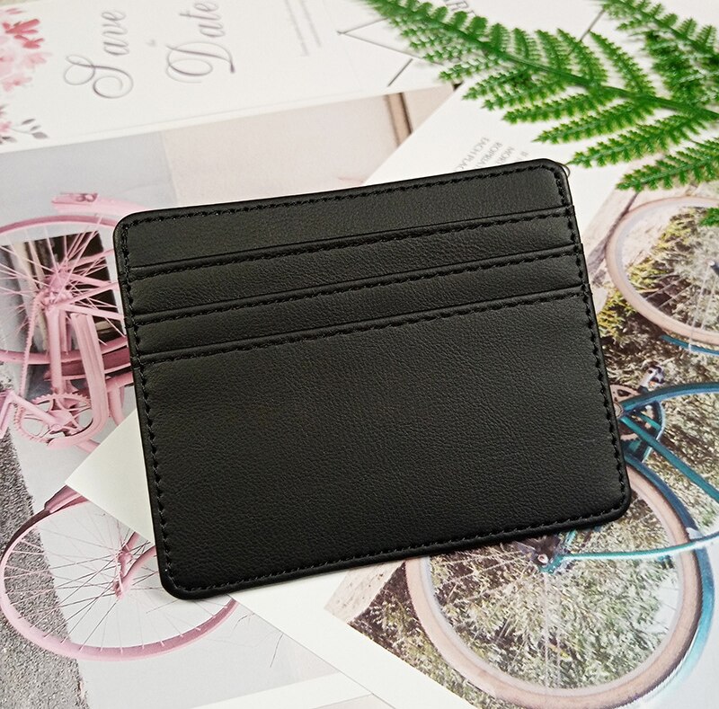 1PC PU Leder 4 Schlüssel Karte fallen Geschäft Dünne Karte Halfter Männer Frauen Kredit Reisepass Karte Tasche Ich würde Reisepass karte Brieftaschen