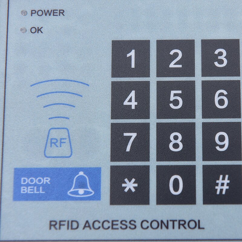 Security RFID Proximity Entry Door Lock Access Control System Device Machine 11.8cm x 11.8cm x 2.2cm