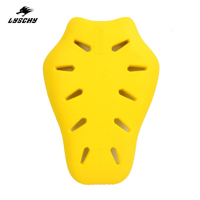 Motorcycle Elbow Back Shoulder Protection pad Motorbike Jacket Insert Back Protector Body Armor Shirt Jacket Back Protector Gear: Back pad Yellow
