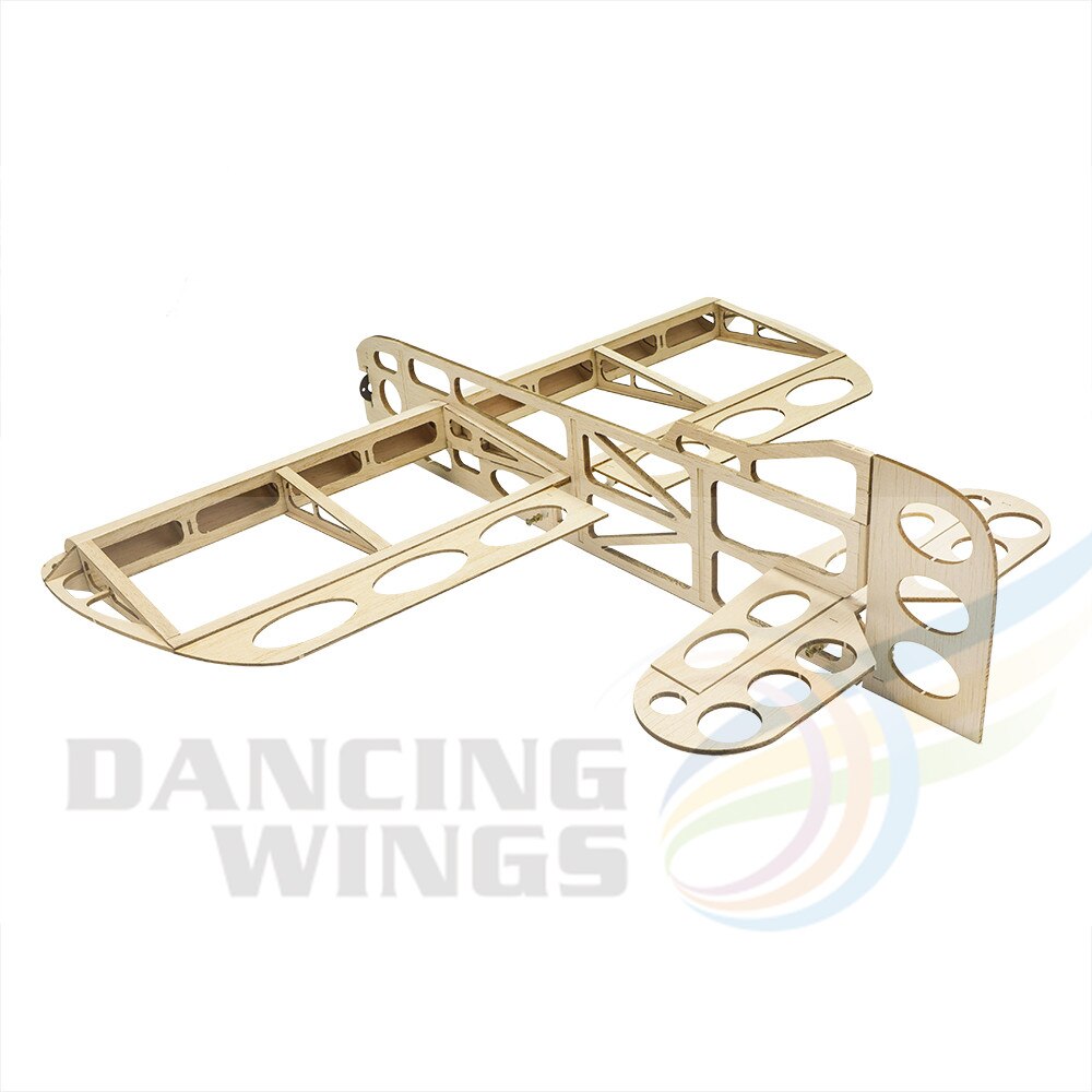 Balsahout Vliegtuig Model Geebee 600Mm Spanwijdte Balsa Kit Woodiness Model/Houten Vliegtuig Voor Hand Entry niveau Building