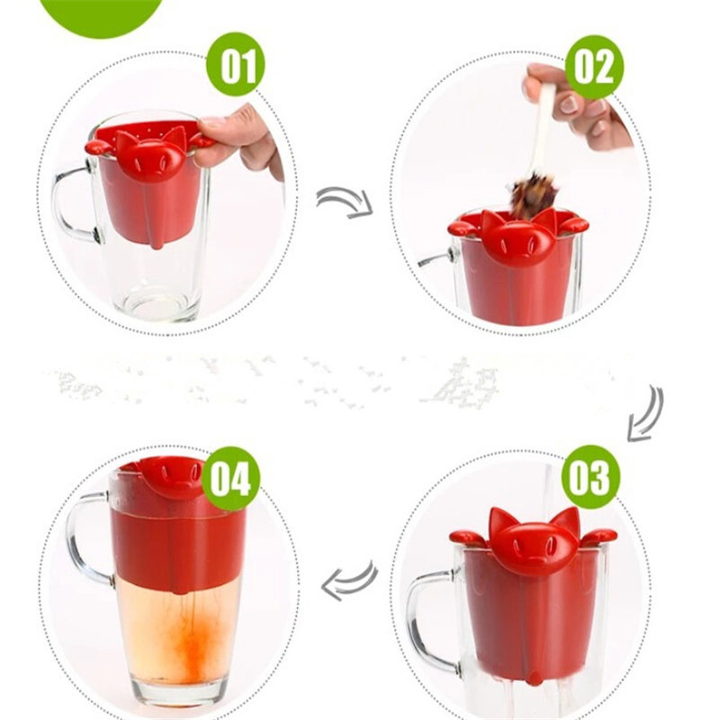 Cute Cat Tea Strainer Tea Infuser Food Grade Silicone Loose Leaf Mug Strainer Hanging On Cup Fun Cartoon Tea Accessorie