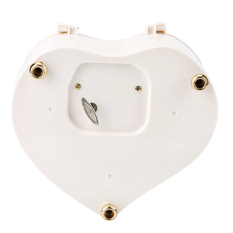 Music Box with Rotating Dancing Ballet Girl Cartoon Heart-Shaped Ornaments Home Decoration