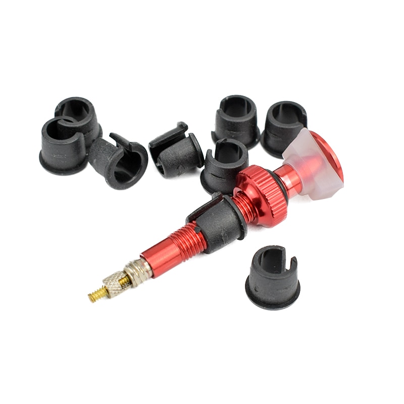 Conversion de Valve de vélo, rondelle en plastique, jantes de Valve Schrader, changement à Presta 100, accessoires de chambre à air, 10 pièces, 50 pièces, AV-FV pièces