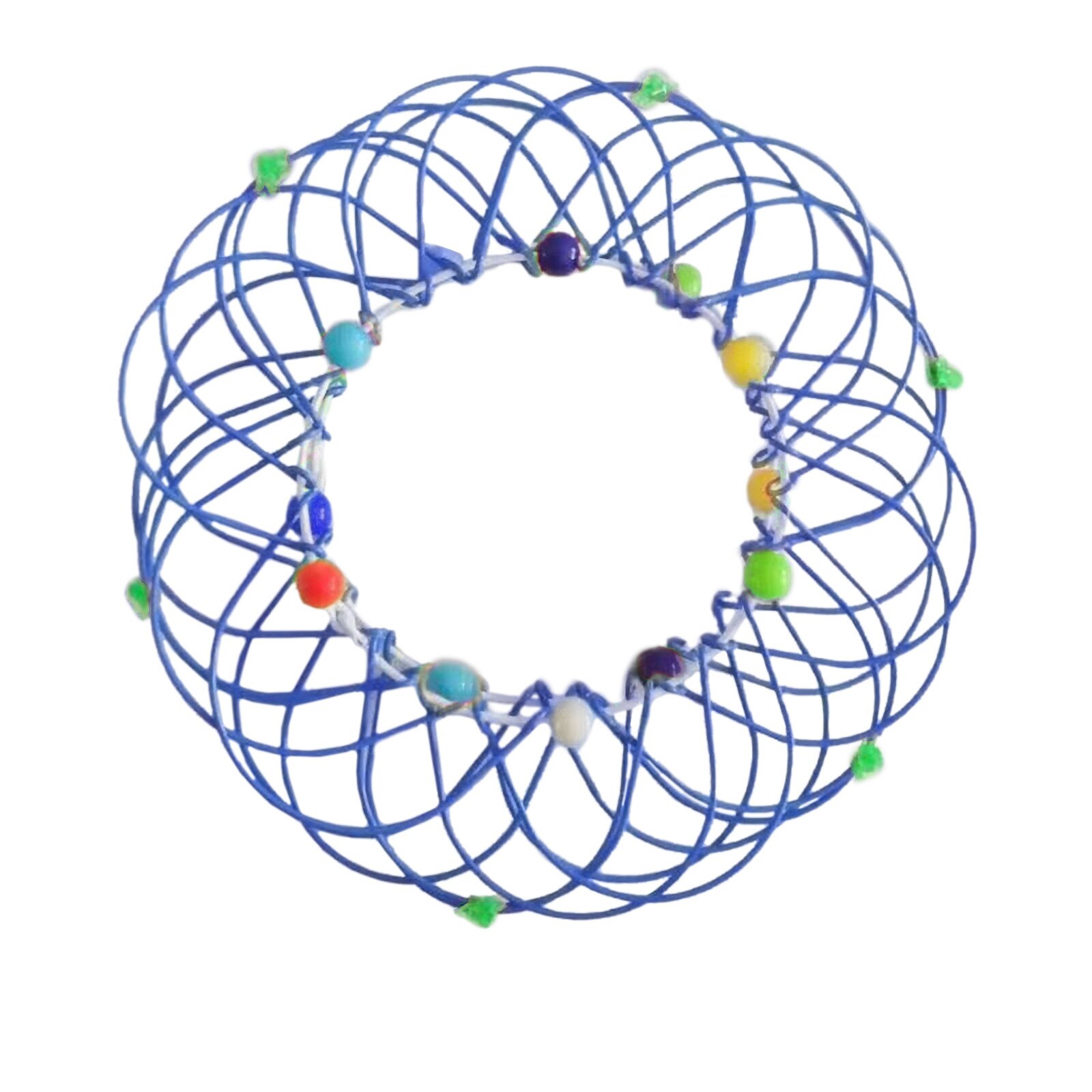 Decompression Flexible Basket Soft Steel Magic Iron Ring Ornament Perfect For Place On The Home And Party Ring Ornament: A