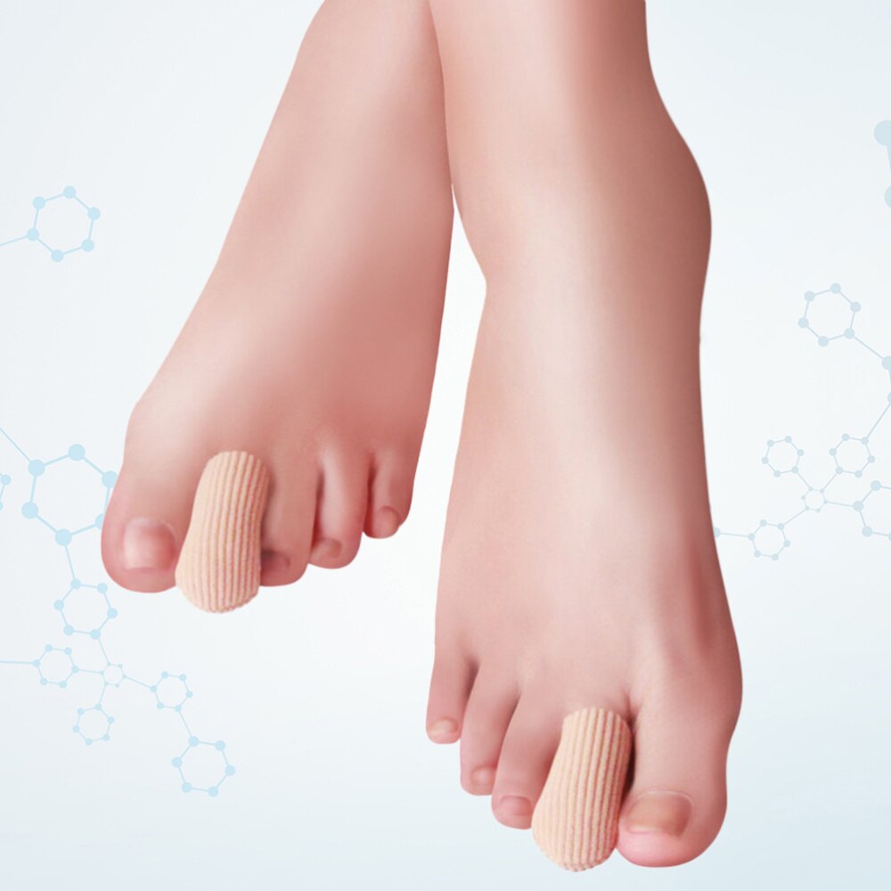 1Pair Fiber Closed Hammer Toe Straightener for Overlap Toes Bunion Toe Alignment