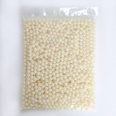 Soporte acrílico transparente para brochas de maquillaje, contenedor a prueba de polvo, organizador de herramientas de belleza, caja de almacenamiento de bolígrafos: White pearl