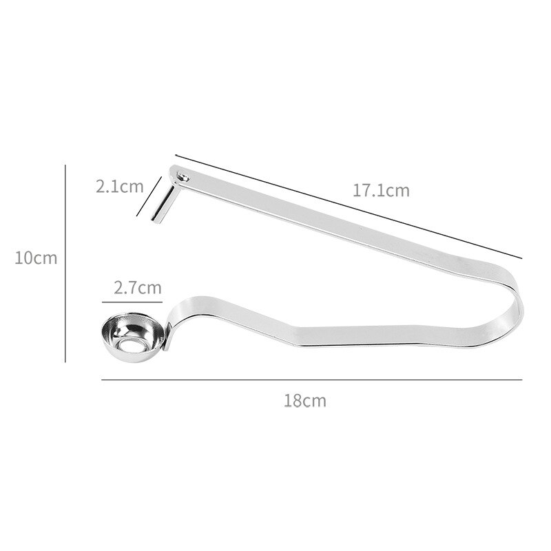 7 Inch Stainless Steel Household Cherry Corer Pitter Remover Fruit Olive Core Remover Pit Tool Seed Stoner Kitchen Gadget