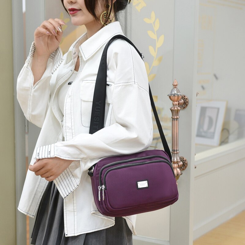 Mode Meisjes Kleine Messenger Bag Vrouwen Cross Body Bags Nylon Koppeling Purse Handtas Vrouw Casual Reizen Schoudertas Sac Een belangrijkste