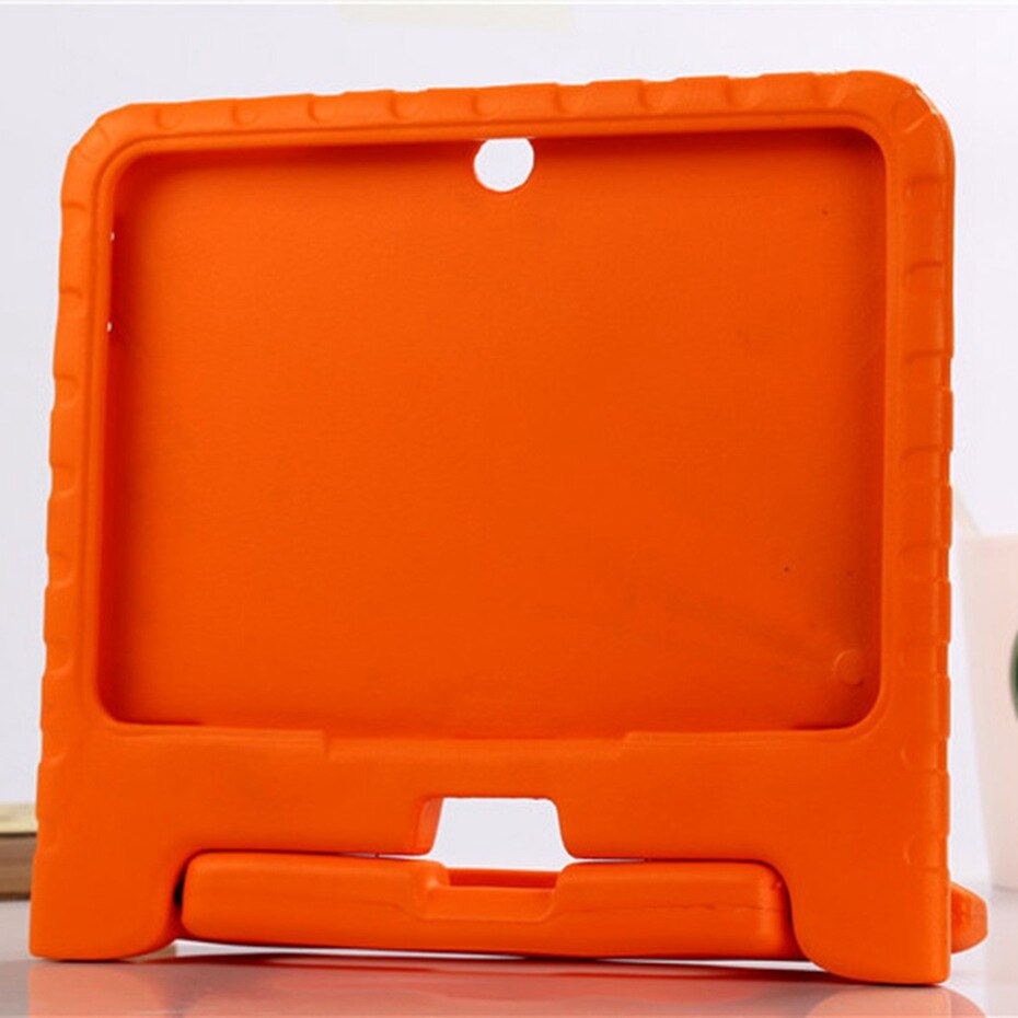 Funda de silicona para tableta Samsung Galaxy Tab 3, 10,1, P5200, P5210, de cuerpo completo, segura, para niños, T530, T531, T535: Naranja
