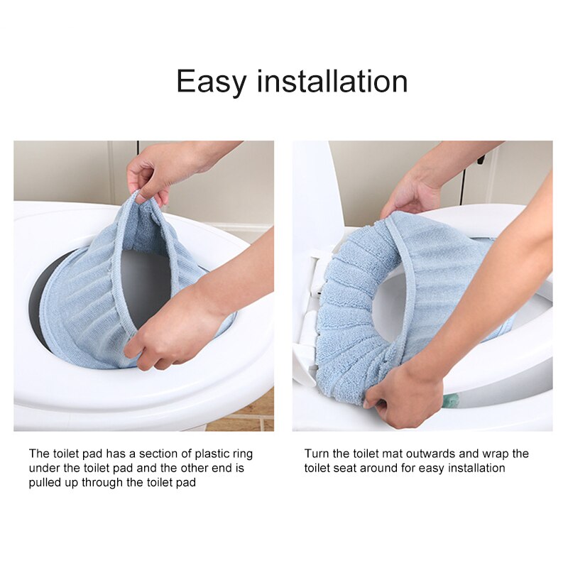 Washable Toilet Seat Cover Mat Set For Home Decor Closestool Mat Seat Case Toilet Lid Cover Accessories Wc Bathroom Accessories