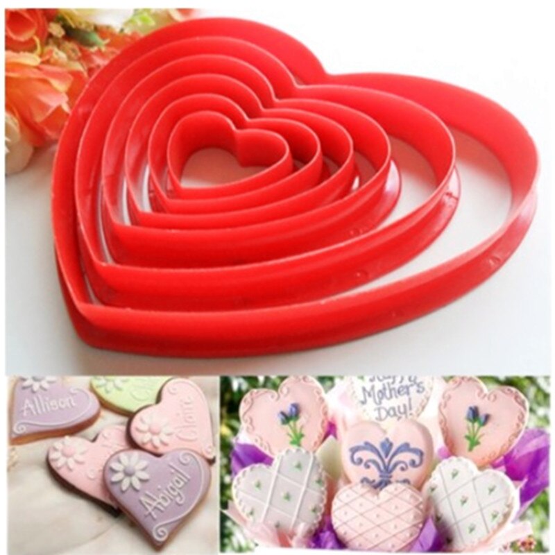 Palker Sky Set Di 5 Stampi Per Torte A Forma Di Nuvola - Tagliapasta In Plastica Per Fondant, Pasta Di Zucchero, Fimo