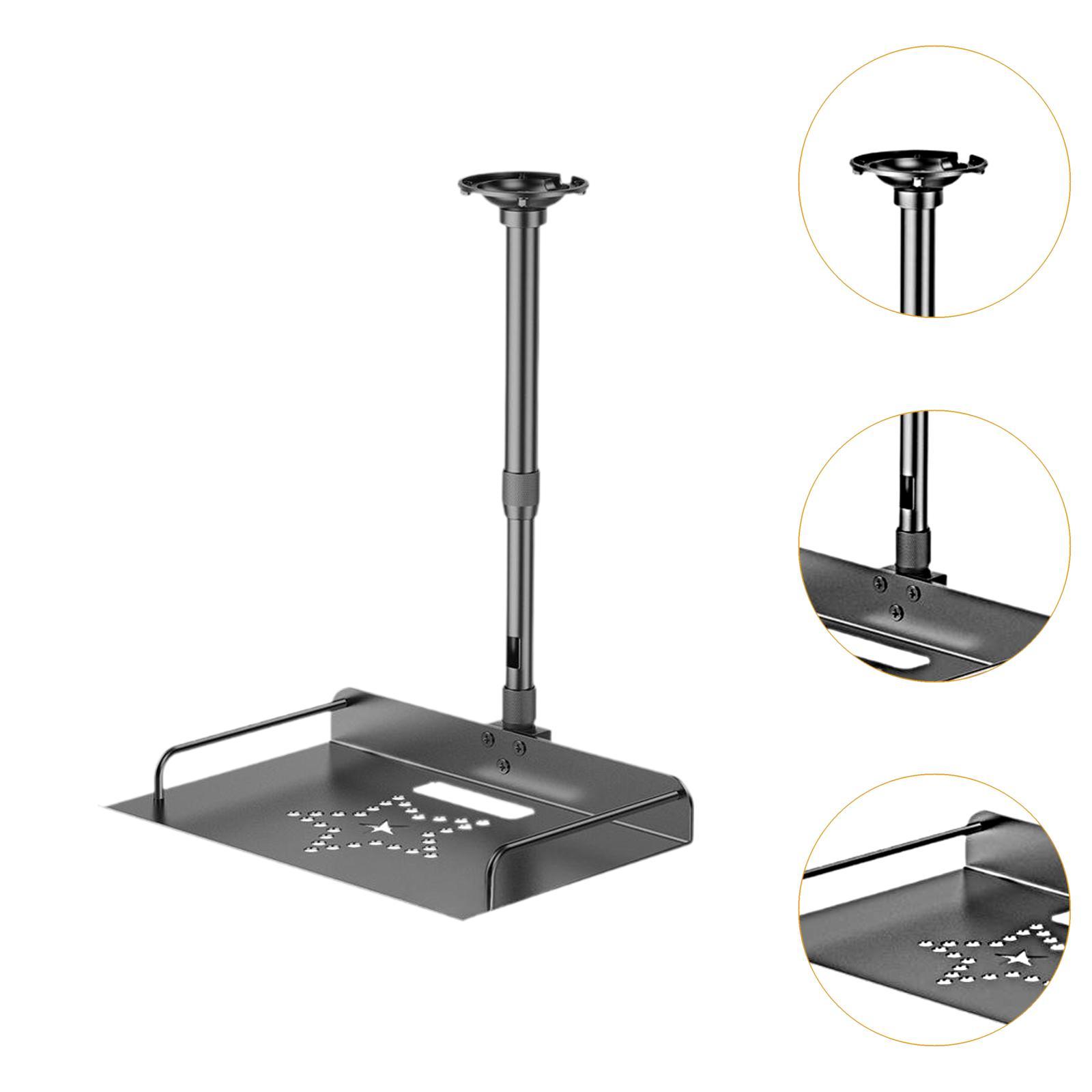 Projector Ceiling Mount Tray Cable Routing Office Bedroom Height Adjustable