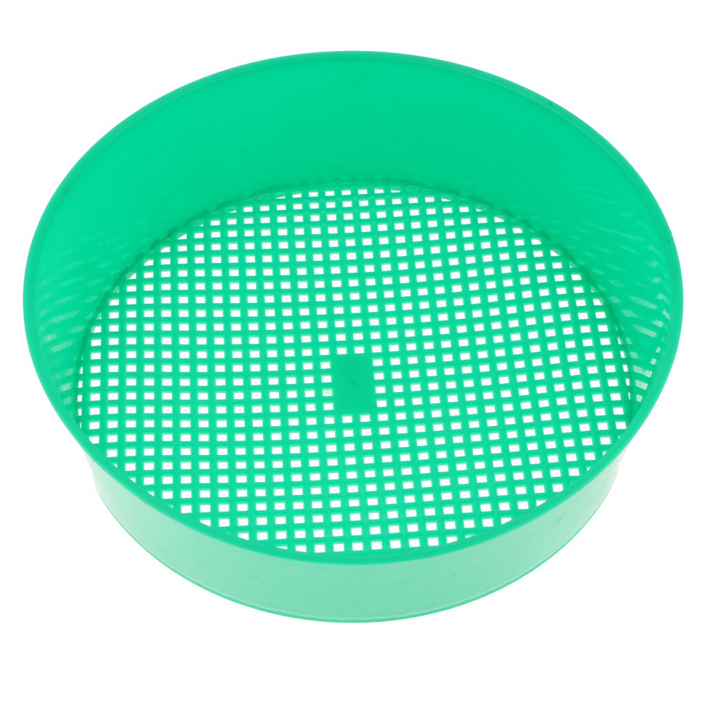 3 Mm Mesh Tuin Bodem Zeef Riddle Riddler Zifter Beluchter Compost, 21 Cm Dia