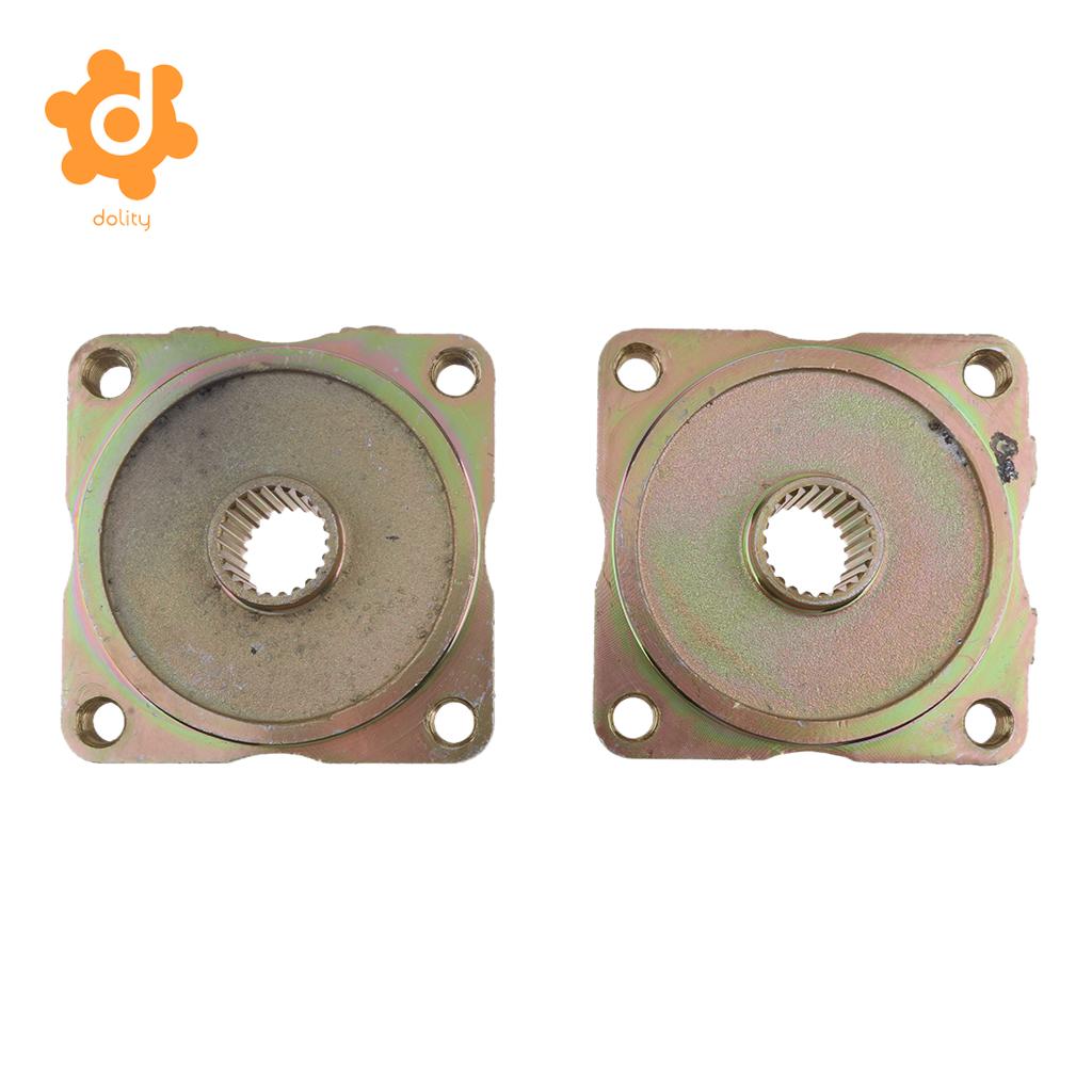 dolity 2pcs 4 Stud 23 Teeth Spline Wheel Rear Axle Hub for 150cc 200cc Motorcycle Scooter Moped Quad Dirt Bike ATV.