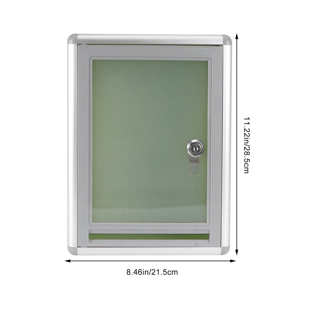 1 Set of Wall-mounted Letter Box Mailbox Convenient Complaint Suggestion Box