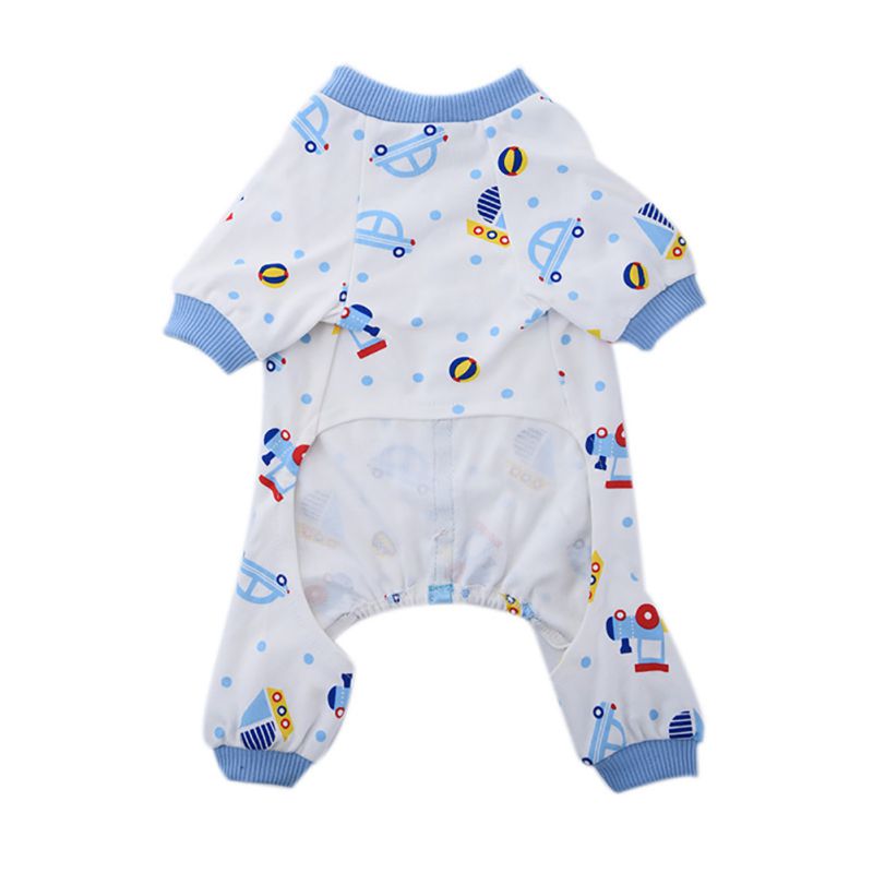 Koiran haalarit vaatteet haalarit koirille kissoille puuvilla koiran pyjamat vaatteet pyjamat vaatteet koiralle 1: L / M