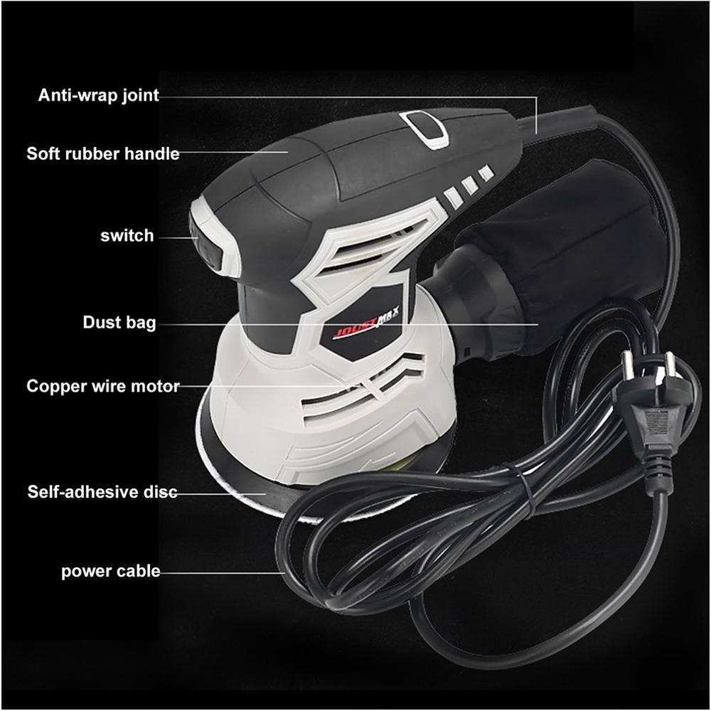 200V-240V Electric Wood Sander Furniture Metal Polisher Sander Paint Grinder DIY Power Tools Buffer Grinding Machine