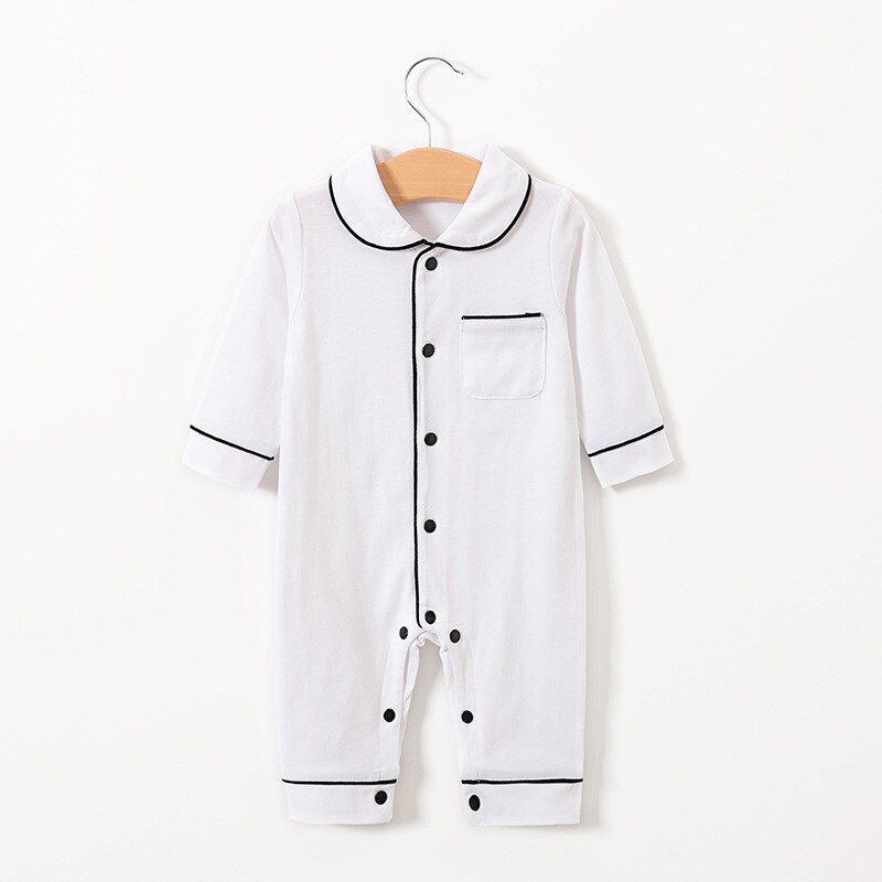 Baby Meisjes Katoenen Romper Jumpsuit Lente En Herfst Zuigelingen 3M-24M Lange Mouwen Jongens kleding Homewear Pyjama