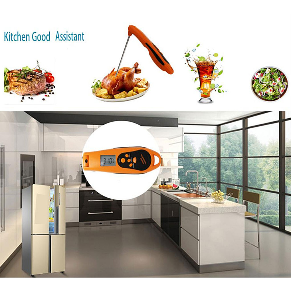 Wireless Meat Food Steak Thermometer for Oven BBQ Smoker Rotisserie Kitchen Food Thermometer Barbecue Accessories