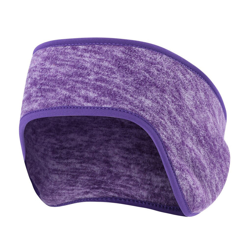 Chauffe-oreille thermique cache-tête bandeau cache-oreilles pour le cyclisme de sport en cours d'exécution BHD2: VIOLET