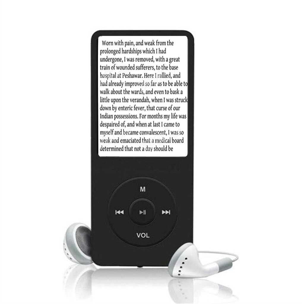 70 Hours Playback MP3 Lossless Sound Music Player TXT E-book FM Recorder TF Card Support Up to 128GB Droship