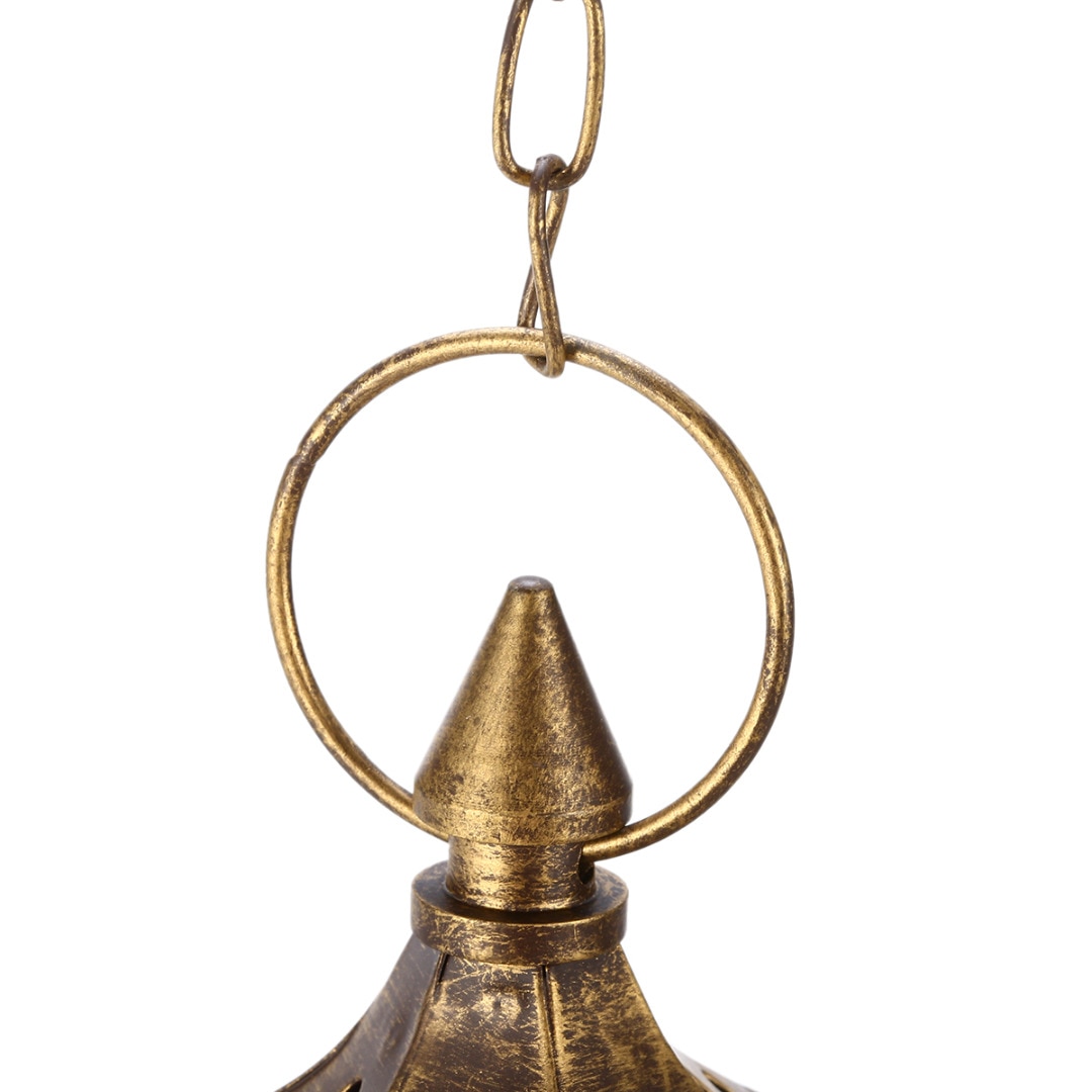 Stijlvolle Marokkaanse Stijl Opknoping Kaarshouder Metalen Kandelaar Kaars Opknoping Lantaarn Houder Craft Voor Home Decoratie