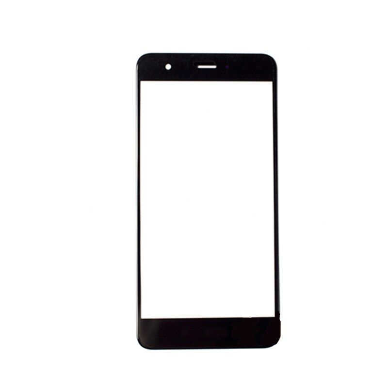 P10 lite touchscreen voor huawei  p10 lite front touch panel lcd display buitenste glazen lens cover telefoon reparatie vervangen onderdelen: Zwart