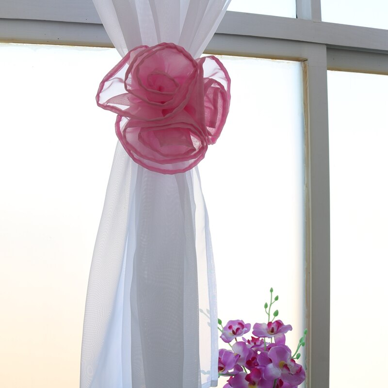 Gd201104 blomster stue voile vindu drapering ren kjøkken balkong vindu gardin