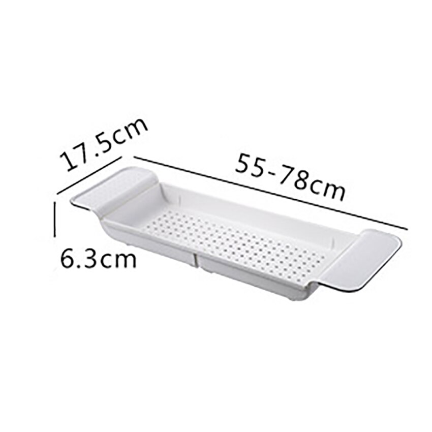 Einstellbare Badewanne Fach Dusche Wein Glas Buch Halfter Küche Gestell Werkzeug Mehrzweck Kunststoff Ablauf Korb Schlecht Schlecht Gestelle