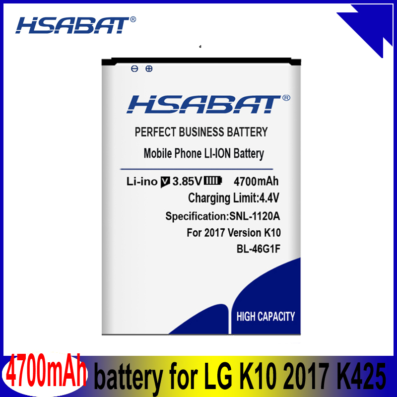 HSABAT Replacement Battery BL-45A1H BL-46G1F for LG K10 K420N K425 K430H K20 Plus