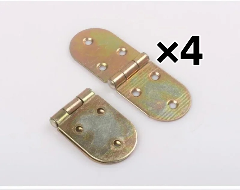 4pcs embedded flip hinge 180 degree cabinet hinge, furniture accessory, suitable for cabinets, drawers, storage cabinets, etc: Default Title