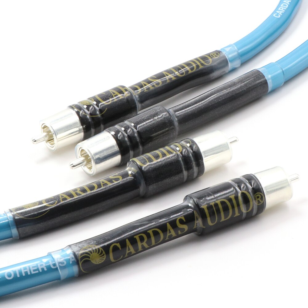 Pair Cardas hexlink golden 5-C rca INTERCONNECT CABLE,audio video signal wire , RCA hifi extend line