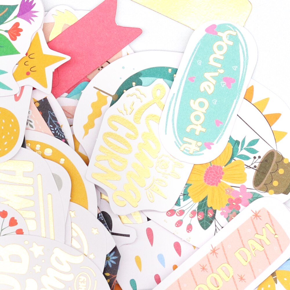 Embellecedores creativos de hojas de papel para manualidades, hojas de decoración para álbumes de recortes y diarios, 130 Uds.