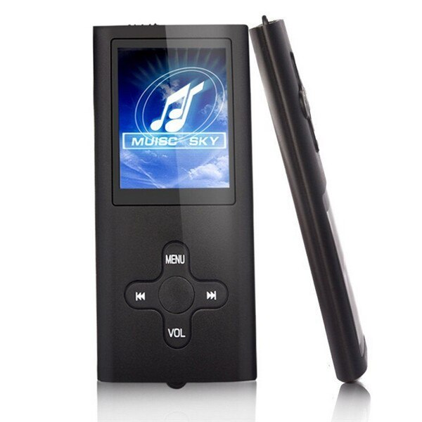 Player Mp3 Mp4 16 GB Digital Compact Portable Photo Viewer Voice Recorder MP4 Players: Black