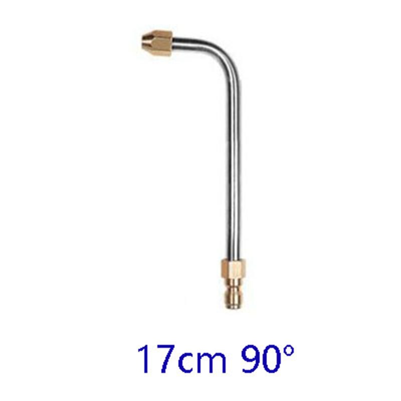 For G1/4 High Pressure Washer Spray Nozzle Attachment Extension Replacement Wand for power Spray Gun air-Conditioning Cleaning: Silver