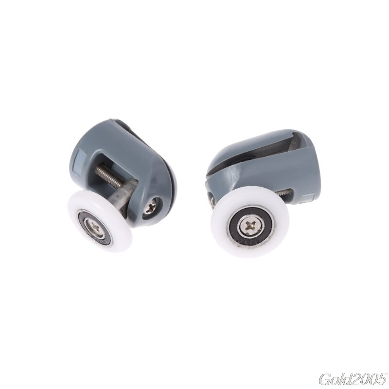 8Stck Einzigen Dusche Tür Rollen Läufer Räder Riemenscheiben Radio 25 mm Durchmesser Heimat Schlecht Ersatz Teile G25 Whosale &