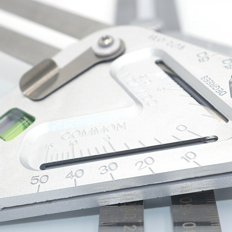 Multi-Functional Carpenter Triangle Ruler Carpenter Measuring Tool Triangle Ruler Level Protractor