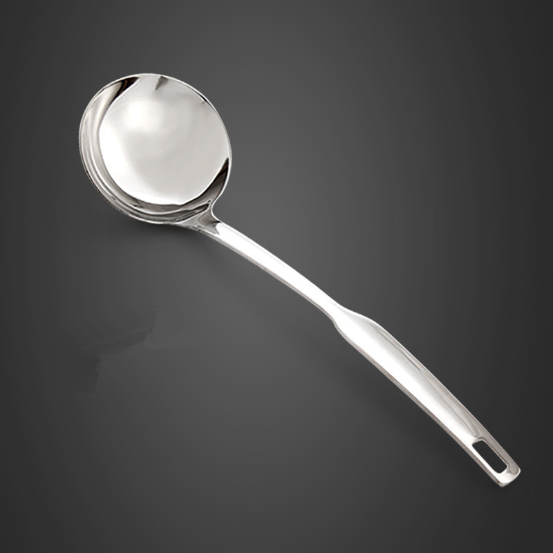 1PC Stainless steel Kitchenware Cooking Tools set Kitchen Gadgets Utensils Restaurant Cookware Ladle Soup Spoon Turner PK 009